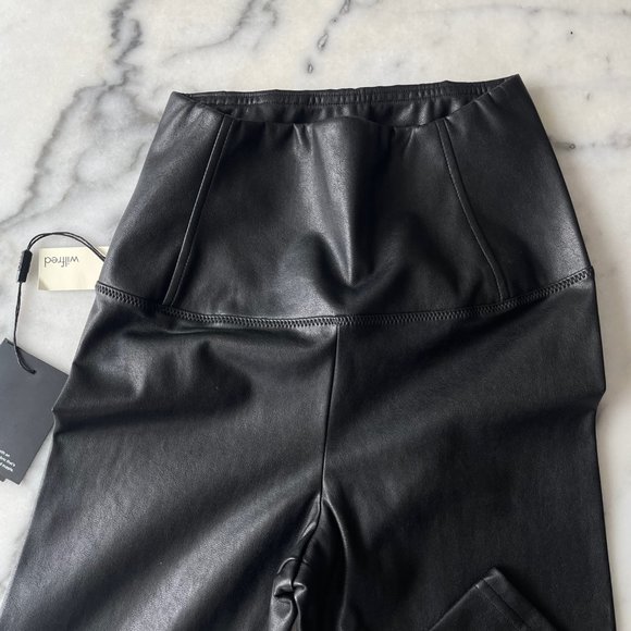 COPY - Aritzia Wilfred Free Daria Faux Leather Leggings - Picture 3 of 10